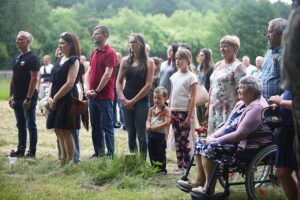 01.06.2025. Miedziana Góra. Uroczystości upamiętniające 81 rocznicę śmierci Zbigniewa Kruszelnickiego – „Wilka” / Fot. Wiktor Taszłow - Radio Kielce