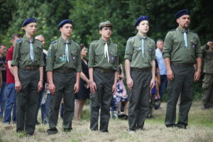 01.06.2025. Miedziana Góra. Uroczystości upamiętniające 81 rocznicę śmierci Zbigniewa Kruszelnickiego – „Wilka” / Fot. Wiktor Taszłow - Radio Kielce