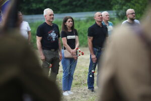 01.06.2025. Miedziana Góra. Uroczystości upamiętniające 81 rocznicę śmierci Zbigniewa Kruszelnickiego – „Wilka” / Fot. Wiktor Taszłow - Radio Kielce