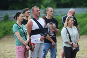01.06.2025. Miedziana Góra. Uroczystości upamiętniające 81 rocznicę śmierci Zbigniewa Kruszelnickiego – „Wilka” / Fot. Wiktor Taszłow - Radio Kielce