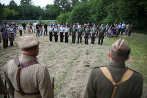 01.06.2025. Miedziana Góra. Uroczystości upamiętniające 81 rocznicę śmierci Zbigniewa Kruszelnickiego – „Wilka” / Fot. Wiktor Taszłow - Radio Kielce