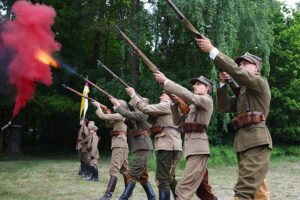 01.06.2025. Miedziana Góra. Uroczystości upamiętniające 81 rocznicę śmierci Zbigniewa Kruszelnickiego – „Wilka” / Fot. Wiktor Taszłow - Radio Kielce