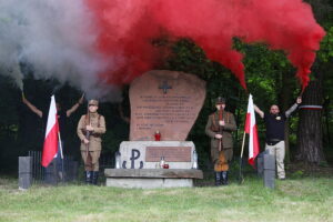 01.06.2025. Miedziana Góra. Uroczystości upamiętniające 81 rocznicę śmierci Zbigniewa Kruszelnickiego – „Wilka” / Fot. Wiktor Taszłow - Radio Kielce