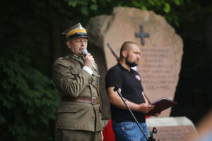 01.06.2025. Miedziana Góra. Uroczystości upamiętniające 81 rocznicę śmierci Zbigniewa Kruszelnickiego – „Wilka” / Fot. Wiktor Taszłow - Radio Kielce