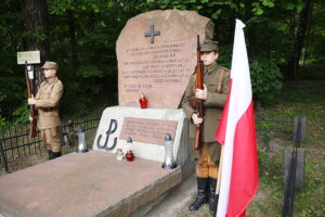 01.06.2025. Miedziana Góra. Uroczystości upamiętniające 81 rocznicę śmierci Zbigniewa Kruszelnickiego – „Wilka” / Fot. Wiktor Taszłow - Radio Kielce