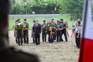 01.06.2025. Miedziana Góra. Uroczystości upamiętniające 81 rocznicę śmierci Zbigniewa Kruszelnickiego – „Wilka” / Fot. Wiktor Taszłow - Radio Kielce