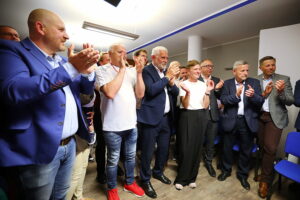 01.06.2025. Kielce. Komitet wyborczy Rafała Trzaskowskiego / Fot. Wiktor Taszłow - Radio Kielce
