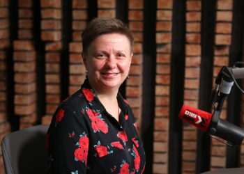 02.06.2025. Radio Kielce. Rozmowa Dnia. Na zdjęciu: dr Aleksandra Kusztal - politolog / Fot. Wiktor Taszłow - Radio Kielce
