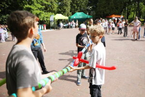 02.06.2025. Kielce. Park miejski. Warsztaty dla dzieci w ramach IX Kieleckich Dni z Przyrodą / Fot. Wiktor Taszłow - Radio Kielce