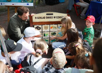 02.06.2025. Kielce. Park miejski. Warsztaty dla dzieci w ramach IX Kieleckich Dni z Przyrodą / Fot. Wiktor Taszłow - Radio Kielce