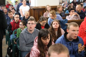 03.06.2025. Masłów. 18. Spotkanie Integracyjne Dzieci i Młodzieży o Specjalnych Potrzebach Edukacyjnych z województwa świętokrzyskiego i diecezji kieleckiej / Fot. Wiktor Taszłow - Radio Kielce
