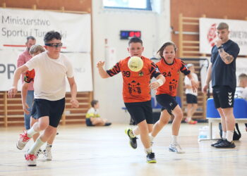 05.06.2025. Kielce. Mini Mistrzostwa Świata w piłce ręcznej dzieci kl. IV i młodszych / Fot. Wiktor Taszłow - Radio Kielce