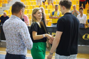 06.06.2025. Kielce. Hala Legionów. Spotkanie z zespołem Industria Kielce / Fot. Wiktor Taszłow - Radio Kielce