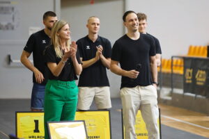 06.06.2025. Kielce. Hala Legionów. Spotkanie z zespołem Industria Kielce / Fot. Wiktor Taszłow - Radio Kielce