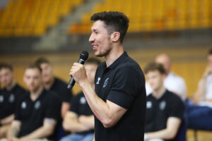 06.06.2025. Kielce. Hala Legionów. Spotkanie z zespołem Industria Kielce / Fot. Wiktor Taszłow - Radio Kielce