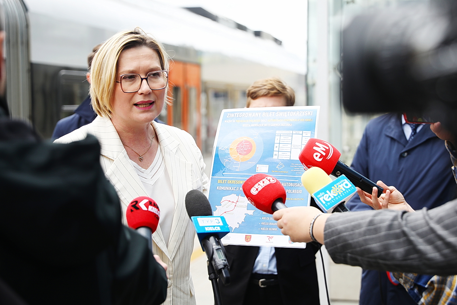 Jeden bilet na wszystko? - Radio Kielce 09.06.2025. Kielce. Konferencja prasowa / Fot. Wiktor Taszłow - Radio Kielce