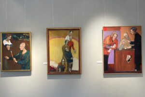 Sandomierz. BWA. Wystawa Franciszka Maśluszczaka / Fot. Grażyna Szlęzak - Radio Kielce