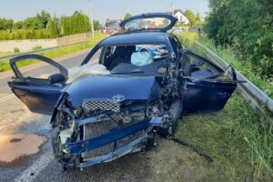14.06.2025. Wola Jachowa. Wypadek / źródło: policja