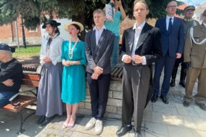 14.06.2025. Sandomierz. Uroczystość patriotyczna ku czci 14. Pułku Ułanów Jazłowieckich / Fot. Grażyna Szlęzak - Radio Kielce