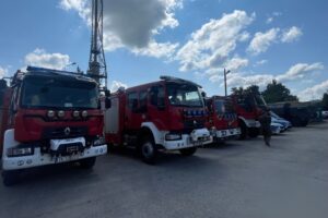 14.06.2025. Sandomierz. Ćwiczenia przeciwpowodziowe / Fot. Grażyna Szlęzak - Radio Kielce