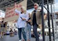 28.06.2025. Sandomierz. Bicie rekordu w śpiewaniu piosenki literackiej / Fot. Grażyna Szlęzak - Radio Kielce