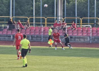 18.06.2025. Busko-Zdrój. Mecz reprezentacji świętokrzyskiej RS Active IV ligi i klasy okręgowej / Fot. Maciej Makuła - Radio Kielce