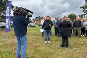 11.06.2025. Trzemoszna w gminie Końskie. Program "Interwencja" Radia Kielce i TVP3 Kielce / Fot. Wojciech Połeć - Radio Kielce