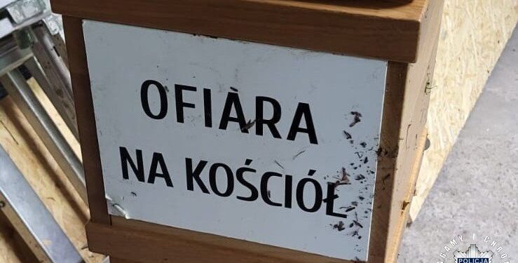 Kościelni złodzieje zatrzymani przez policję