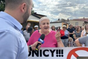 25.06.2025. Klimontów. Interwencja / Fot. Arkadiusz Miller - Radio Kielce