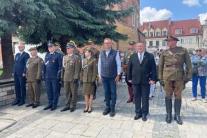 14.06.2025. Sandomierz. Uroczystość patriotyczna ku czci 14. Pułku Ułanów Jazłowieckich / Fot. Grażyna Szlęzak - Radio Kielce