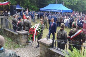 14.06.2025. Uroczystości patriotyczne na Wykusie / Fot. Anna Głąb - Radio Kielce