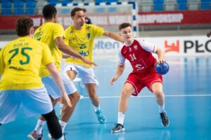 23.06.2025. Mistrzostwa Świata U-21 w Piłce Ręcznej Mężczyzn 2025. Mecz Polska - Brazylia / Fot. Paweł Bejnarowicz / Związek Piłki Ręcznej w Polsce