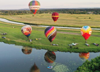 20.06.2025 Pińczów. Balony. I Międzynarodowy Świętokrzyski Festiwal Balonów / Fot. Jarosław Kubalski - Radio Kielce