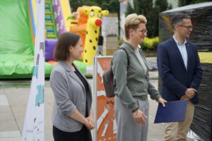 3.06.2025. Kielce. Plac Artystów. Konferencja prasowa - Edmund Niziurski/ Fot. Magdalena Wróblewska Radio Kielce
