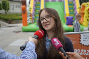 3.06.2025. Kielce. Plac Artystów. Konferencja prasowa - Edmund Niziurski/ Fot. Magdalena Wróblewska Radio Kielce