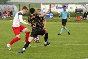 08.06.2025. Kazimierza Wielka. 34. kolejka RS Active IV ligi: Sparta - GKS Nowiny. Awans Sparty do Betclic III ligi / Fot. Kamil Król - Radio Kielce