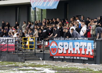08.06.2025. Kazimierza Wielka. 34. kolejka RS Active IV ligi: Sparta - GKS Nowiny. Awans Sparty do Betclic III ligi / Fot. Kamil Król - Radio Kielce