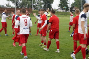 08.06.2025. Kazimierza Wielka. 34. kolejka RS Active IV ligi: Sparta - GKS Nowiny. Awans Sparty do Betclic III ligi / Fot. Kamil Król - Radio Kielce
