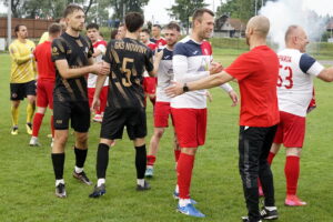 08.06.2025. Kazimierza Wielka. 34. kolejka RS Active IV ligi: Sparta - GKS Nowiny. Awans Sparty do Betclic III ligi / Fot. Kamil Król - Radio Kielce