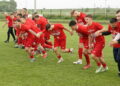 08.06.2025. Kazimierza Wielka. 34. kolejka RS Active IV ligi: Sparta - GKS Nowiny. Awans Sparty do Betclic III ligi / Fot. Kamil Król - Radio Kielce
