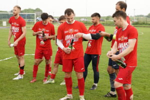 08.06.2025. Kazimierza Wielka. 34. kolejka RS Active IV ligi: Sparta - GKS Nowiny. Awans Sparty do Betclic III ligi / Fot. Kamil Król - Radio Kielce