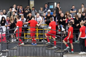 08.06.2025. Kazimierza Wielka. 34. kolejka RS Active IV ligi: Sparta - GKS Nowiny. Awans Sparty do Betclic III ligi / Fot. Kamil Król - Radio Kielce