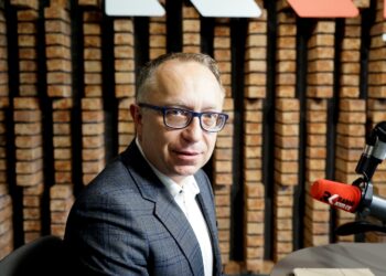 12.06.2025. Radio Kielce. Rozmowa Dnia. Na zdjęciu: Artur Gierada - przewodniczący świętokrzyskiej PO / Fot. Piotr Kwaśniewski - Radio Kielce