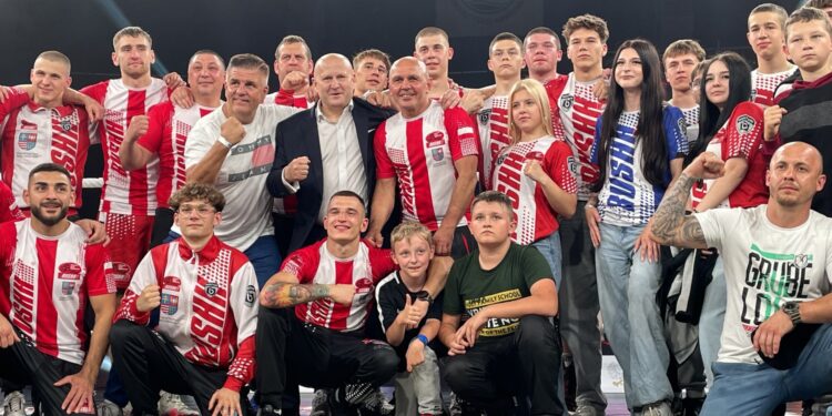 13.06.2025. Skarżysko-Kamienna. 6. kolejka Polskiej Ligi Boksu: RUSHH Kielce - RKB Wisłok 1995 Rzeszów / Fot. Kamil Król - Radio Kielce