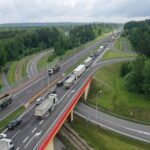 11.06.2025. Barcza. Trasa S7. Utrudnienia w związku z wypadkiem / Fot. Jarosław Kubalski - Radio Kielce