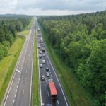 11.06.2025. Barcza. Trasa S7. Utrudnienia w związku z wypadkiem / Fot. Jarosław Kubalski - Radio Kielce