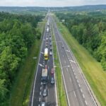 11.06.2025. Barcza. Trasa S7. Utrudnienia w związku z wypadkiem / Fot. Jarosław Kubalski - Radio Kielce