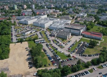 12.06.2025. Kielce. Świętokrzyskie Centrum Onkologii w Kielcach. Parking / Fot. Jarosław Kubalski - Radio Kielce