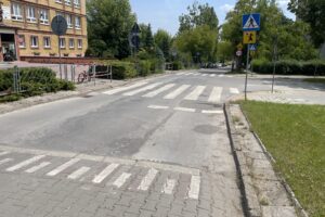 18.06.2025. Kielce. Przejście dla pieszych na ul. Lecha / Fot. Jarosław Kubalski - Radio Kielce