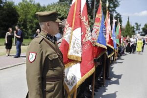 22.06.2025. Chmielnik. Hołd oddziałowi „Wybranieckich” dowodzonemu przez Mariana Sołtysiaka „Barabasza” / Fot. Jarosław Kubalski - Radio Kielce